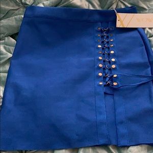 Bandage royal blue skirt
